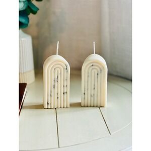 Arch Candles‎ Set Lavender Vanilla Decorative CandlesDecor Aesthetic Candles